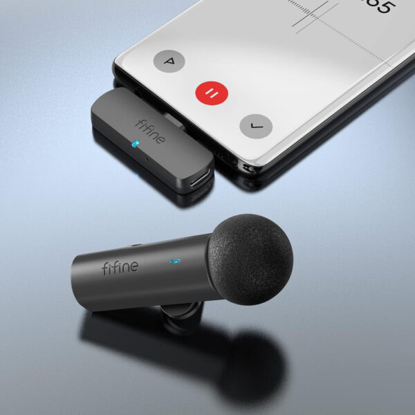 FIFINE M6 Lavalier Wireless Microphone - Image 5